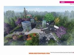 LU了吧！园博会自贡馆景观建筑设计－有模型哟还带天车！