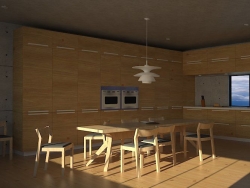 Ando style kitchen.