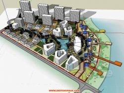 （原创）海南三亚艺术家园区城市设计方案