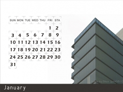 自製render圖月曆(1~4月)