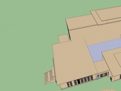 政府大楼模型