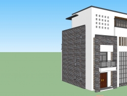 超精细新中式别墅设计带模型（原创）