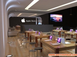 苹果专卖店设计室内设计