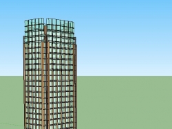 高层办公楼模型