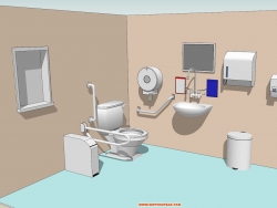 卫生间室内模型（非原创）分享给需要的人
