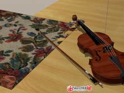 小提琴模型分享