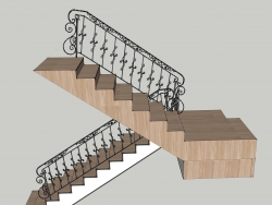 铁艺扶手楼梯分享