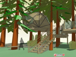 森林公园瞭望台设计