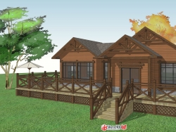 简单的轻型木结构房屋