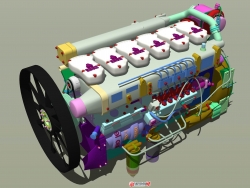 EGR 发动机引擎模型分享