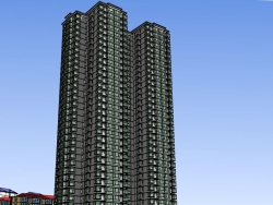九龙湖-福地阁34层商业住宅（建筑外观）