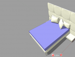 收集的一些室内床模型