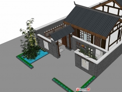 分享一个新中式的小别墅