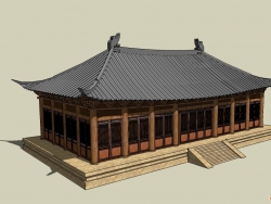 宋式庑殿建筑