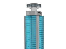 新上海国际大厦SU模型
