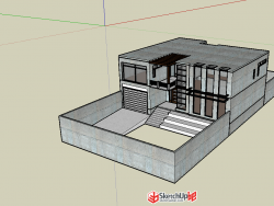 （原创）自己做的别墅私宅，带平面功能，精细模型。