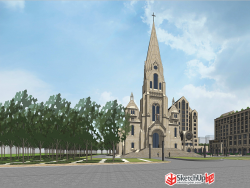 原创天主教堂，造型设计的很赞，附带精细模型，免费发...