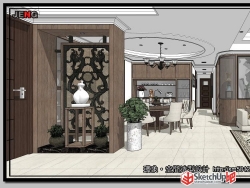 室內設計_住宅空間_竹美館-玄關-客廳-餐廳