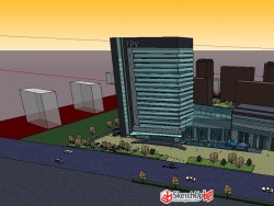 分享个tpv冠捷总部大楼的模型