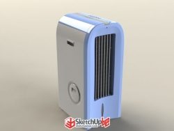 分享一台空调扇模型