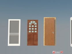 分享一套各种风格的门，中式门，西式门，现代门