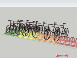 简单的限位器 和自行车 自行车架