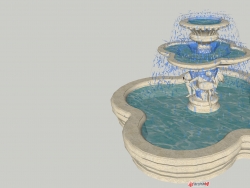 自己建的喷泉模型