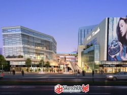 长乐金港城 商业综合体模型