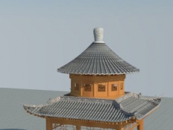 中式古建筑系列——天圆地方亭