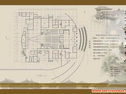 河南大学建筑系方案及几个古建模型