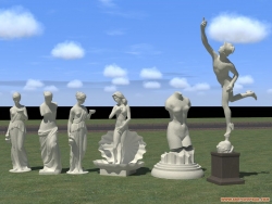 网上下载的几个雕塑