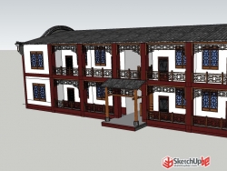 中式古建筑房屋建筑