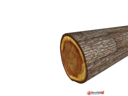 木头木材滚木