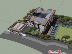 分享一个中式庭院模型