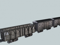 中国铁路货物列车模型