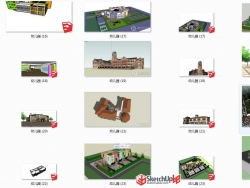 16个 幼儿园建筑模型—— 【第二弹】