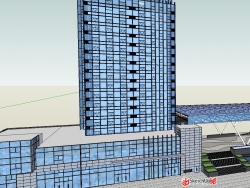 分享一个商业办公楼建筑模型