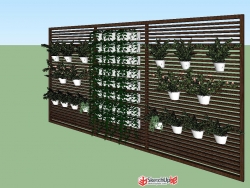 植物墙模型资源分享