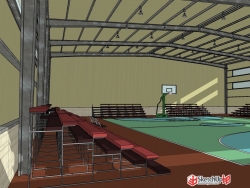 钢架结构室内篮球场