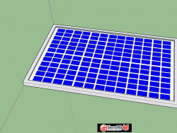 光伏板-组件模型-1.6*0.99米