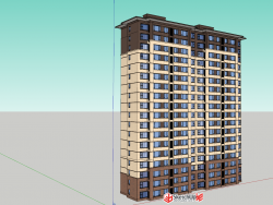 18F住宅模型  带效果图