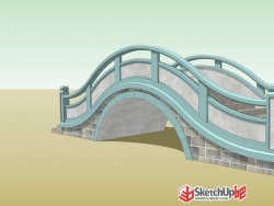 石拱桥su模型