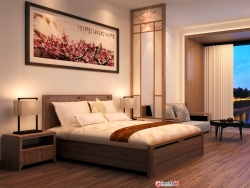 现代卧室风格装修模型，带渲染图~~