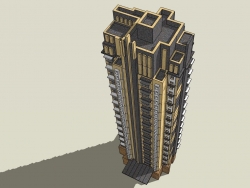高层建筑单体，送模型