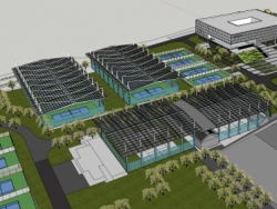某城市高新区网球中心