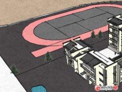 新中式小学规划建筑设计