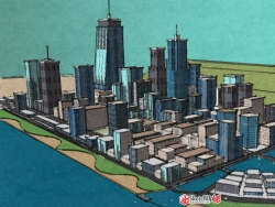 城市规划设计详细模型