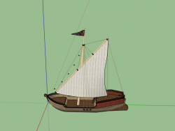 简易小船模型