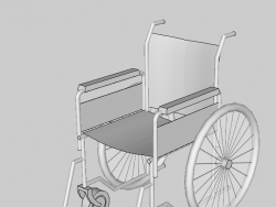 轮椅SU模型下载