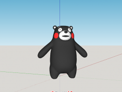 熊本熊SU模型